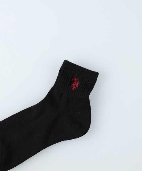 Right-on(ライトオン)の「【US POLO】USPAサンショク刺繍Q3Pソックス(ソックス/靴下・メンズ・ブルー・L/M)」の7枚目の写真