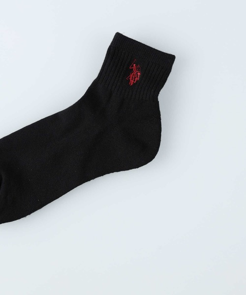 Right-on(ライトオン)の「【US POLO】USPAサンショク刺繍Q3Pソックス(ソックス/靴下・メンズ・ブルー・L/M)」の5枚目の写真