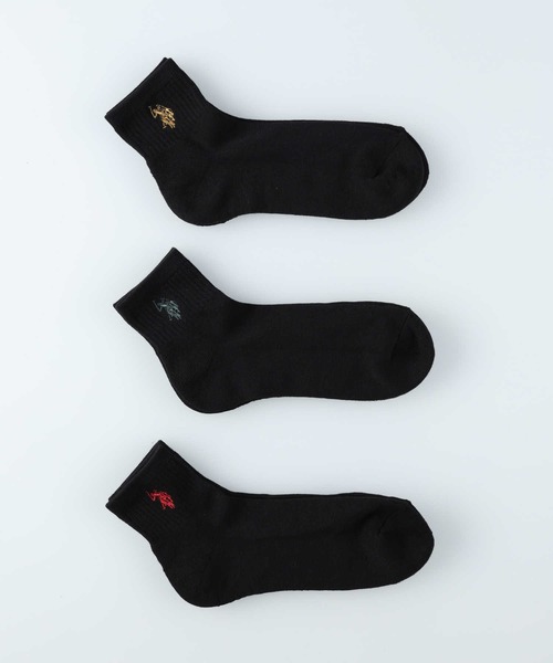 Right-on(ライトオン)の「【US POLO】USPAサンショク刺繍Q3Pソックス(ソックス/靴下・メンズ・ブルー・L/M)」の10枚目の写真
