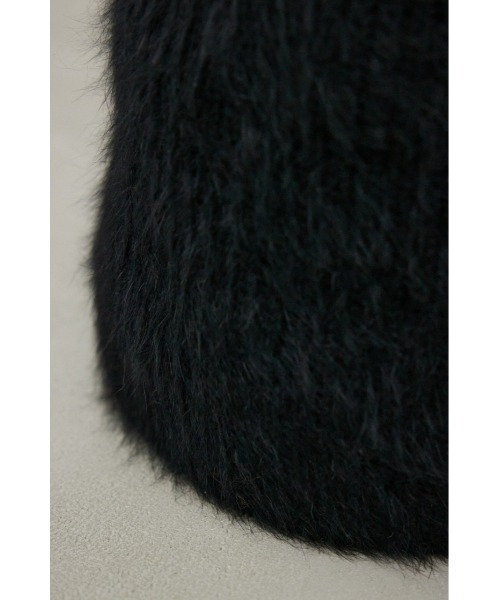 AZUL by moussy(アズールバイマウジー)の「シャギーニットビーニー(ニットキャップ/ビーニー・レディース・アイボリー/ブラック・FREE)」の18枚目の写真