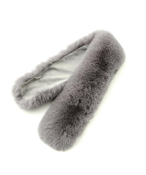 EDIT COLOGNE（エディットコロン）の「フェイクファーティペット（ストール/ショール・レディース・ブラウン/グレー・ﾌﾘ-）」の4枚目の写真