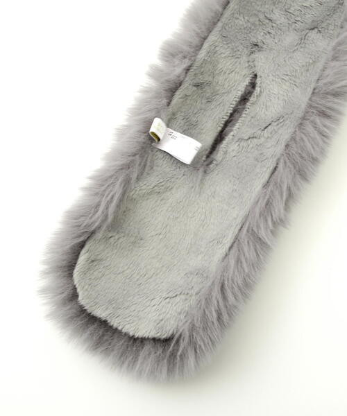 EDIT COLOGNE（エディットコロン）の「フェイクファーティペット（ストール/ショール・レディース・ブラウン/グレー・ﾌﾘ-）」の5枚目の写真