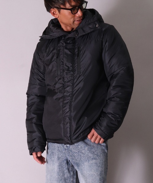 BAYBLO（ベイブロ）の「(DV)【ユニセックス】中綿 パデット アウトドア ジャケット（ダウンジャケット/コート・メンズ・チャコールグレー/カーキ/ベージュ/ブラック・MEDIUM/LARGE/X-LARGE）」の2枚目の写真