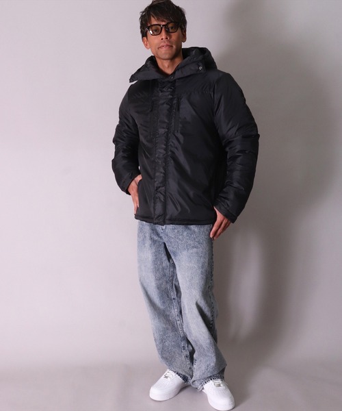 BAYBLO（ベイブロ）の「(DV)【ユニセックス】中綿 パデット アウトドア ジャケット（ダウンジャケット/コート・メンズ・チャコールグレー/カーキ/ベージュ/ブラック・MEDIUM/LARGE/X-LARGE）」の7枚目の写真