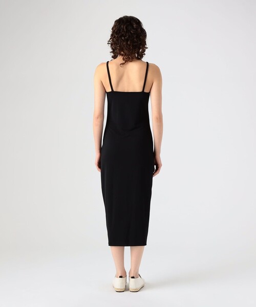 JAMES PERSE（ジェームスパース）の「クレープマットジャージー キャミソールワンピース WCMJ6753（ワンピース・レディース・ベージュ/ブラック・1/2/0）」の5枚目の写真