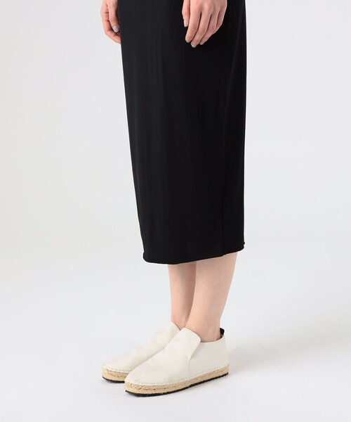 JAMES PERSE（ジェームスパース）の「クレープマットジャージー キャミソールワンピース WCMJ6753（ワンピース・レディース・ベージュ/ブラック・1/2/0）」の9枚目の写真