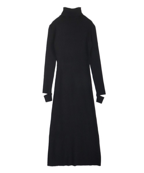 AMAIL（アマイル）の「Back open straight dress（ワンピース・レディース・ベージュ/ブラック/レッド・FREE）」の13枚目の写真