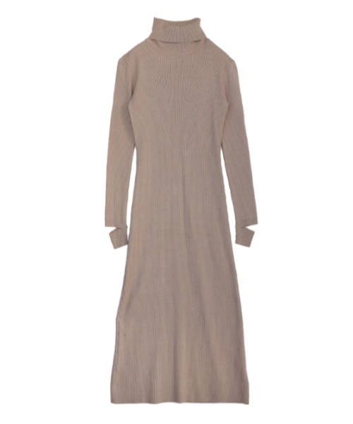 AMAIL（アマイル）の「Back open straight dress（ワンピース・レディース・ベージュ/ブラック/レッド・FREE）」の15枚目の写真