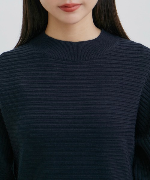 VIS（ビス）の「ドルマンニットドッキングワンピース（ワンピース・レディース・ダークラベンダー/ベージュ/ブルー系その他・FREE）」の22枚目の写真