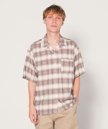 BEDWIN & THE HEARTBREAKERS | S/S ORG OMBRE CHECK SHIRT "EWAN"(シャツ/ブラウス)