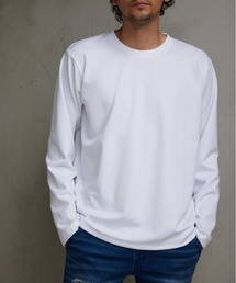 AZUL by moussy | ｽﾑｰｽﾀｯﾁﾍﾞｰｼｯｸﾛﾝｸﾞTｼｬﾂ(Tシャツ/カットソー)