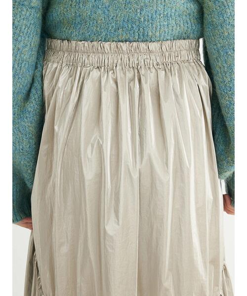 ELENCARE DUE（エレンカーレデュエ）の「・ELENCARE　DUE　メタリックティアードスカート（スカート・レディース・ゴールド/シルバー系その他2/ネイビー/ブラック・FREE）」の12枚目の写真