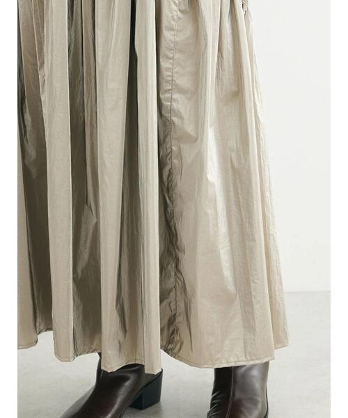 ELENCARE DUE（エレンカーレデュエ）の「・ELENCARE　DUE　メタリックティアードスカート（スカート・レディース・ゴールド/シルバー系その他2/ネイビー/ブラック・FREE）」の13枚目の写真