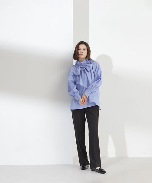 NATURAL BEAUTY BASIC(ナチュラルビューティーベーシック)の「◇セミフレアパンツ(その他パンツ・レディース・ブラック/オフホワイト・SMALL/MEDIUM)」の20枚目の写真