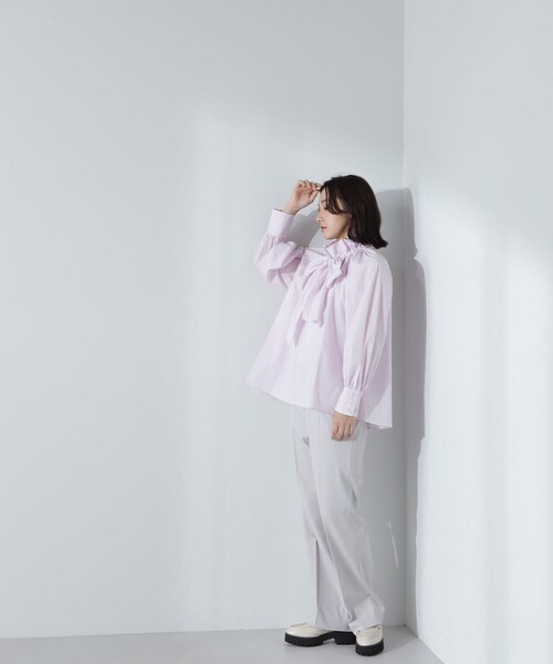 NATURAL BEAUTY BASIC(ナチュラルビューティーベーシック)の「◇セミフレアパンツ(その他パンツ・レディース・ブラック/オフホワイト・SMALL/MEDIUM)」の19枚目の写真