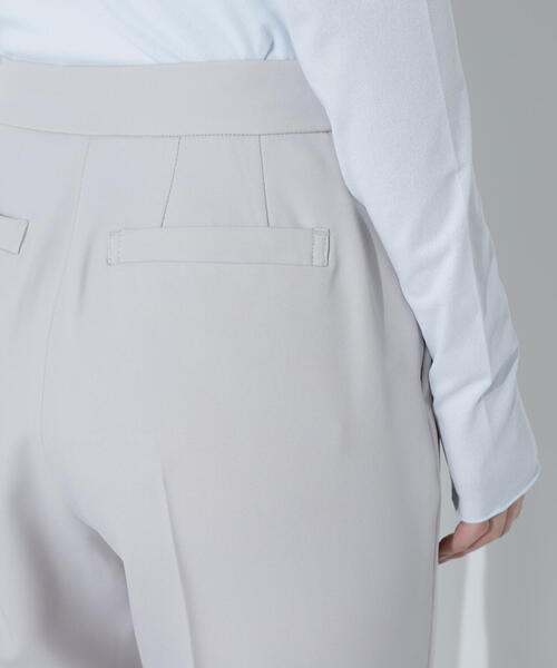 NATURAL BEAUTY BASIC(ナチュラルビューティーベーシック)の「◇セミフレアパンツ(その他パンツ・レディース・ブラック/オフホワイト・SMALL/MEDIUM)」の4枚目の写真