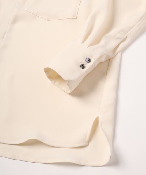 CULLNI（クルニ）の「24-SS-019 / Dry Double Satin Pocket Shirt
