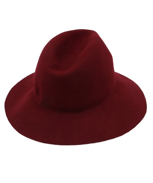 BLONDY ReLISH（ブロンディリリッシュ）の「ベーシックフェルトハット（ハット・レディース・ボルドー/ベージュ/ブラック・FREE）」の4枚目の写真