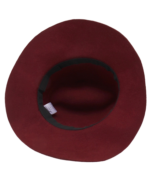 BLONDY ReLISH（ブロンディリリッシュ）の「ベーシックフェルトハット（ハット・レディース・ボルドー/ベージュ/ブラック・FREE）」の6枚目の写真