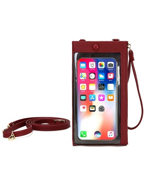 セール】スマホショルダー 財布付き スマホポーチ（ショルダー