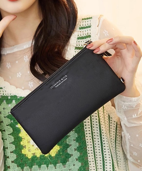 Miniministore(ミニミニストア)の「スマホショルダー 財布付き スマホポーチ(ショルダーバッグ・レディース・ピンク/ミント/ブラック/ワインレッド/ライトピンク/ブルー・FREE)」の13枚目の写真