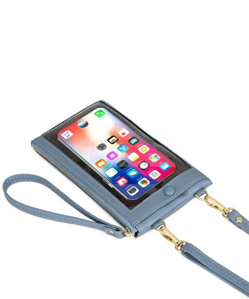 Miniministore(ミニミニストア)の「スマホショルダー 財布付き スマホポーチ(ショルダーバッグ・レディース・ピンク/ミント/ブラック/ワインレッド/ライトピンク/ブルー・FREE)」の22枚目の写真