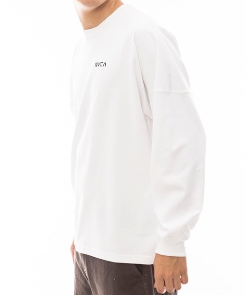 RVCA（ルーカ）の「RVCA メンズ BANDANA LS TEE ロングスリーブＴシャツ/ルーカバンダナデザインバックプリントビッグサイズロングスリーブ長袖ロンTカットソー（Tシャツ/カットソー・メンズ・ホワイト/ブラック/スミクロ/カーキ・MEDIUM/LARGE/X-LARGE/SMALL）」の16枚目の写真