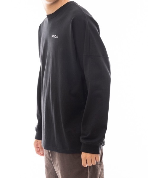 RVCA（ルーカ）の「RVCA メンズ BANDANA LS TEE ロングスリーブＴシャツ/ルーカバンダナデザインバックプリントビッグサイズロングスリーブ長袖ロンTカットソー（Tシャツ/カットソー・メンズ・ホワイト/ブラック/スミクロ/カーキ・MEDIUM/LARGE/X-LARGE/SMALL）」の15枚目の写真