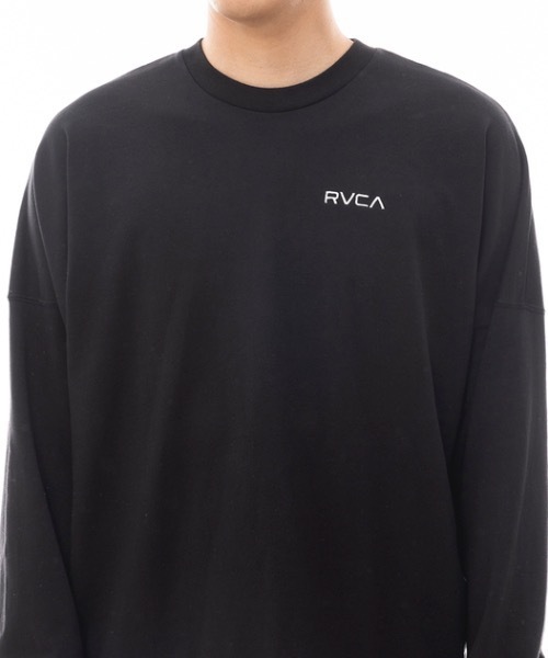 RVCA（ルーカ）の「RVCA メンズ BANDANA LS TEE ロングスリーブＴシャツ/ルーカバンダナデザインバックプリントビッグサイズロングスリーブ長袖ロンTカットソー（Tシャツ/カットソー・メンズ・ホワイト/ブラック/スミクロ/カーキ・MEDIUM/LARGE/X-LARGE/SMALL）」の11枚目の写真