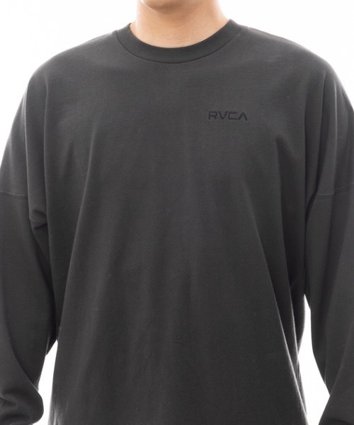 RVCA（ルーカ）の「RVCA メンズ BANDANA LS TEE ロングスリーブＴシャツ/ルーカバンダナデザインバックプリントビッグサイズロングスリーブ長袖ロンTカットソー（Tシャツ/カットソー・メンズ・ホワイト/ブラック/スミクロ/カーキ・MEDIUM/LARGE/X-LARGE/SMALL）」の10枚目の写真