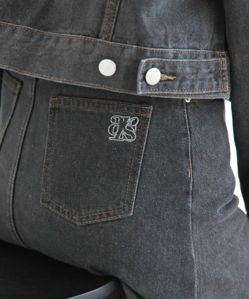 archives（アルシーヴ）の「ロゴ刺繍デニムミニスカート（デニムスカート・レディース・サックスブルー/グレー・SMALL/MEDIUM）」の12枚目の写真