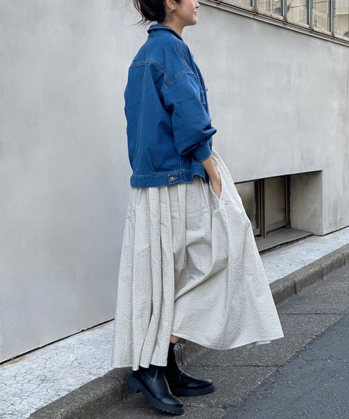 BEARDSLEY（ビアズリー）の「ストライプギャザーワンピース