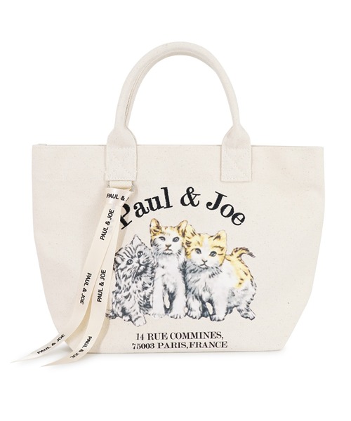 【早い者勝ち！PAUL & JOE 2WAYキャンバストートバッグ】 セール】PAUL & JOE ACCESSOIRES (ポール＆ジョーアクセソワ