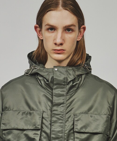 tk.TAKEO KIKUCHI(ティーケータケオキクチ)の「◆ナイロンドロストフードコート(その他アウター・メンズ・ブラック/カーキ・03/02)」の6枚目の写真