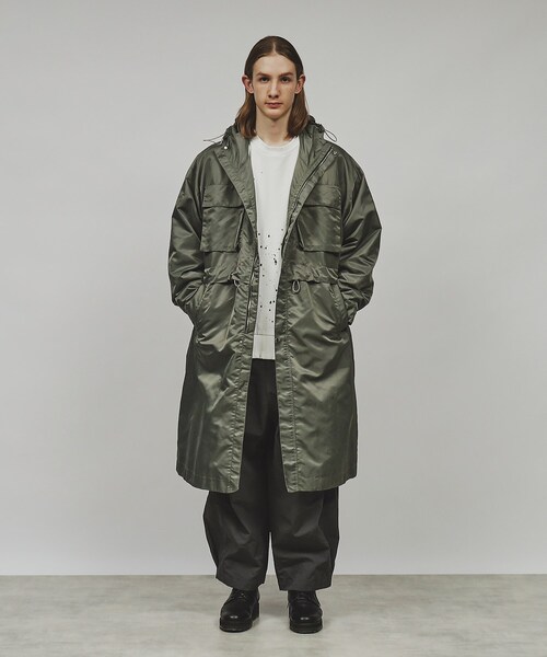 tk.TAKEO KIKUCHI(ティーケータケオキクチ)の「◆ナイロンドロストフードコート(その他アウター・メンズ・ブラック/カーキ・03/02)」の19枚目の写真