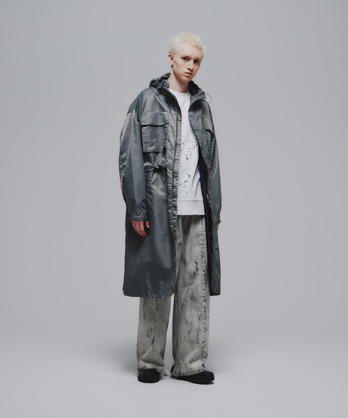 tk.TAKEO KIKUCHI(ティーケータケオキクチ)の「◆ナイロンドロストフードコート(その他アウター・メンズ・ブラック/カーキ・03/02)」の20枚目の写真