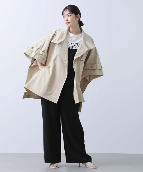 Gready Brilliant　ケープトレンチコート Gready Brilliant トレンチコート コート ケープショート