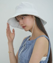 VIS | 【首の日焼け軽減】前後で使えるつば広ハット(ハット)