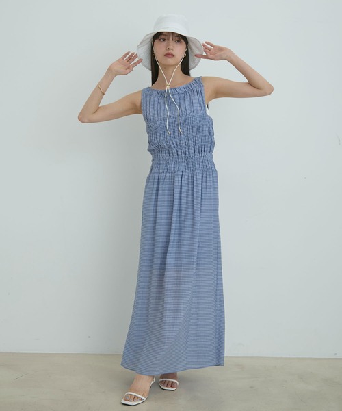 VIS（ビス）の「【首の日焼け軽減】前後で使えるつば広ハット（ハット・レディース・ホワイト/ブラック・FREE）」の17枚目の写真