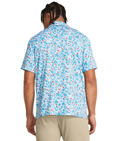 【セール】UAプレーオフ プリント ポロ3.0（ゴルフ/メンズ）（ポロシャツ）｜UNDER ARMOUR（アンダーアーマー）