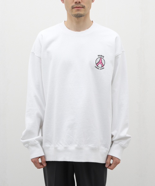 PARIS SAINT-GERMAIN（パリサンジェルマン）の「【Poggy × Paris Saint-Germain】PSG PLJ PARIS Crew neck sweatshirts（スウェット・メンズ・ホワイト/ブラック・MEDIUM/LARGE/X-LARGE）」の2枚目の写真