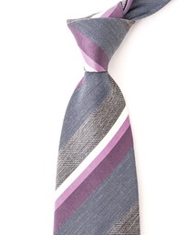 NOLLEY’S | Molinelli シルクタッサーストライプネクタイ 24SSコレクション(ネクタイ)