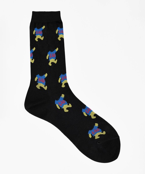 LAD MUSICIAN（ラッドミュージシャン）の「SOCKS（ソックス/靴下・メンズ・ダークネイビー/ブラック×グレー/ブラック×グリーン/ブラック×ブルー・FREE）」の3枚目の写真
