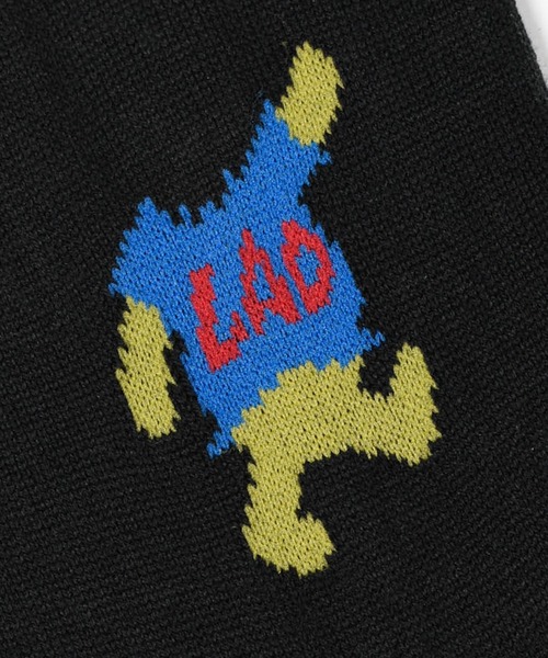 LAD MUSICIAN（ラッドミュージシャン）の「SOCKS（ソックス/靴下・メンズ・ダークネイビー/ブラック×グレー/ブラック×グリーン/ブラック×ブルー・FREE）」の6枚目の写真