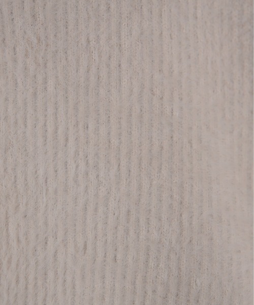 Olu.（オルドット）の「フェザーデザインカラーカーディガン（ニット/セーター・レディース・ライトグレー/アイボリー・FREE）」の14枚目の写真