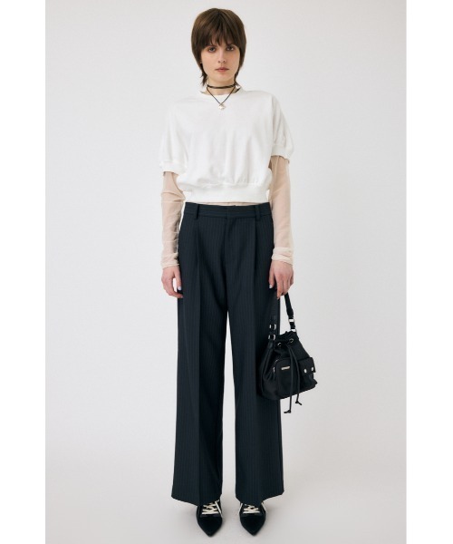 MOUSSY(マウジー)の「クロップドスウェット(Tシャツ/カットソー・レディース・ブラック/ホワイト/イエロー・FREE)」の16枚目の写真
