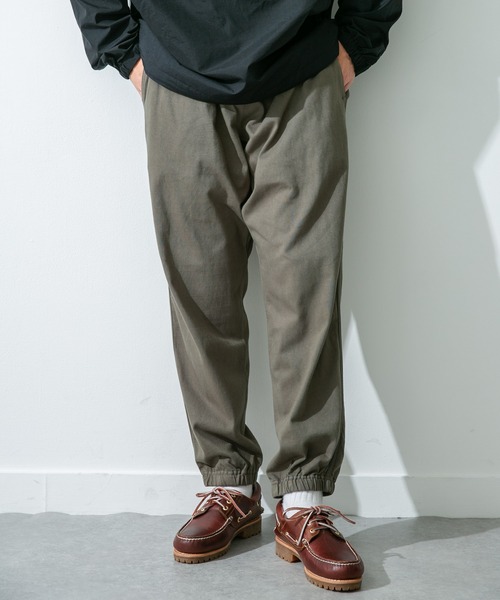 ARMY TWILL(アーミーツイル)の「ARMY TWILL 10/- Jersey Pants(スウェットパンツ・メンズ・イエロー/ブルー/カーキ・MEDIUM/LARGE)」の2枚目の写真