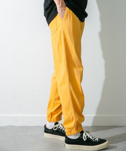 ARMY TWILL(アーミーツイル)の「ARMY TWILL 10/- Jersey Pants(スウェットパンツ・メンズ・イエロー/ブルー/カーキ・MEDIUM/LARGE)」の12枚目の写真