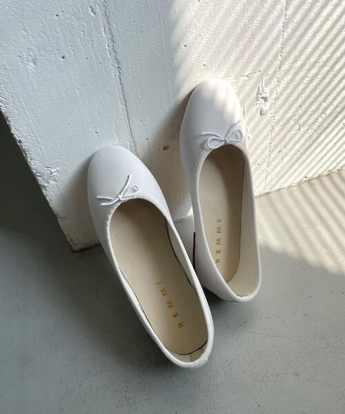 REMME(レメ)の「別注バレエシューズ(バレエシューズ・レディース・ネイビー/アイボリー・36/37/38)」の6枚目の写真