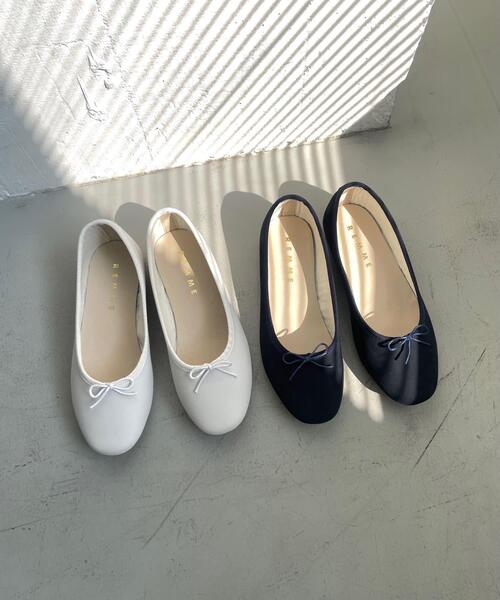 REMME(レメ)の「別注バレエシューズ(バレエシューズ・レディース・ネイビー/アイボリー・36/37/38)」の10枚目の写真